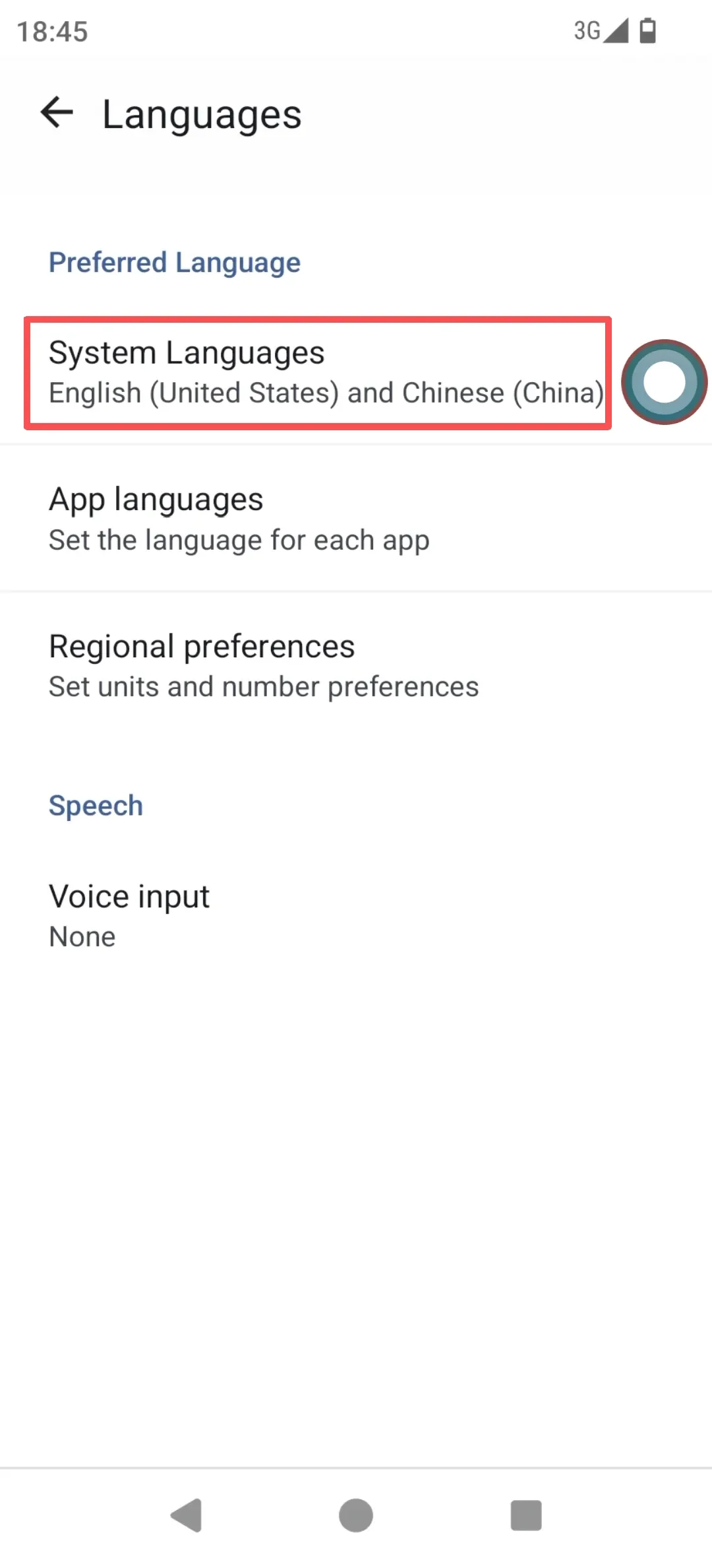 Set Language