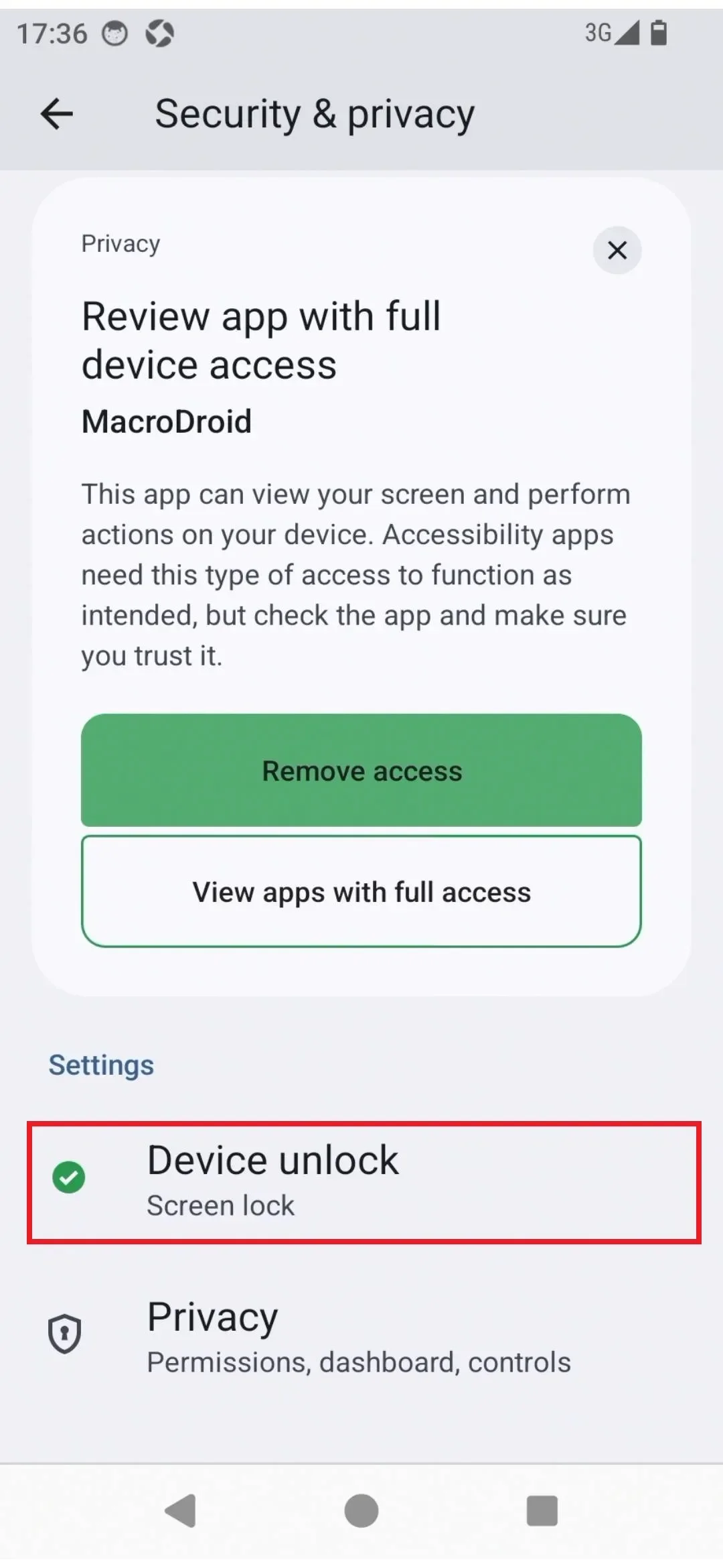 Change Authentication Method