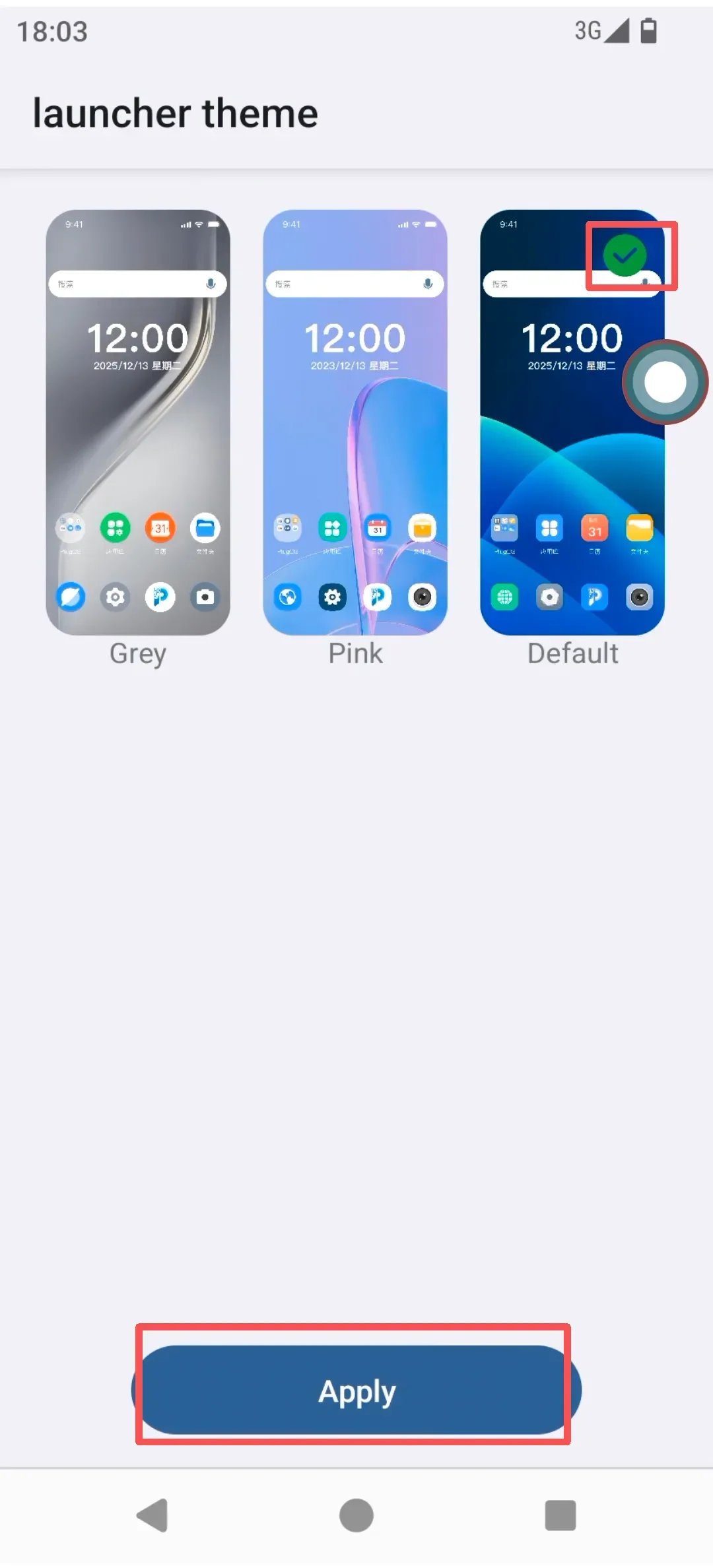Change Theme