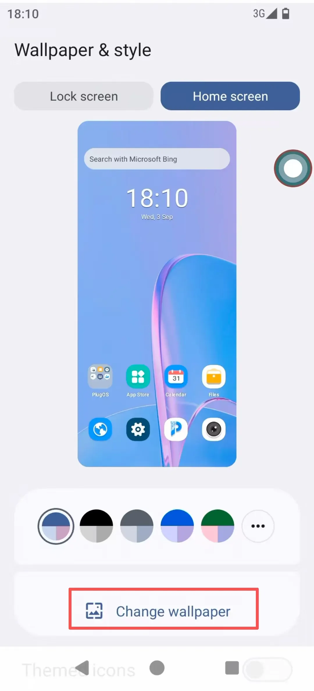 Change Wallpaper