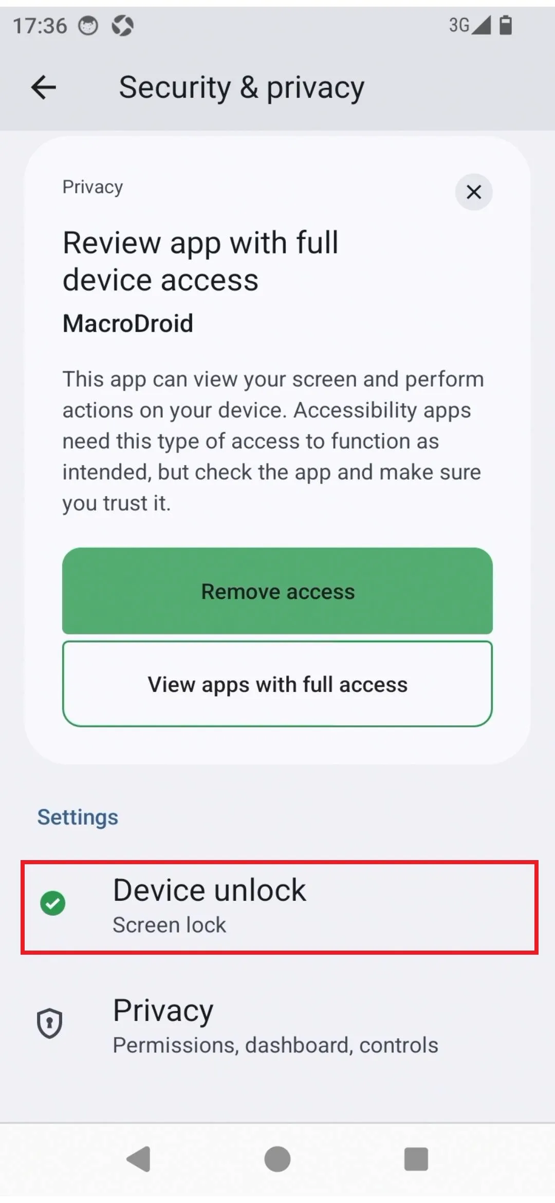 Change Authentication Method