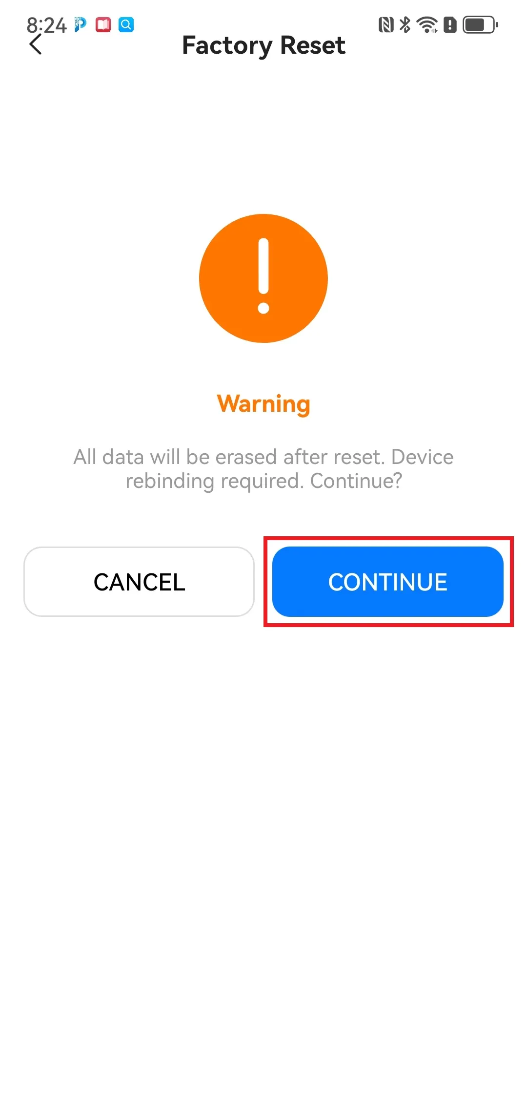 Factory Reset