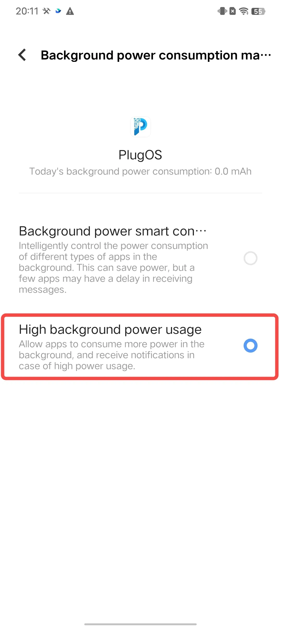 vivo Power Management